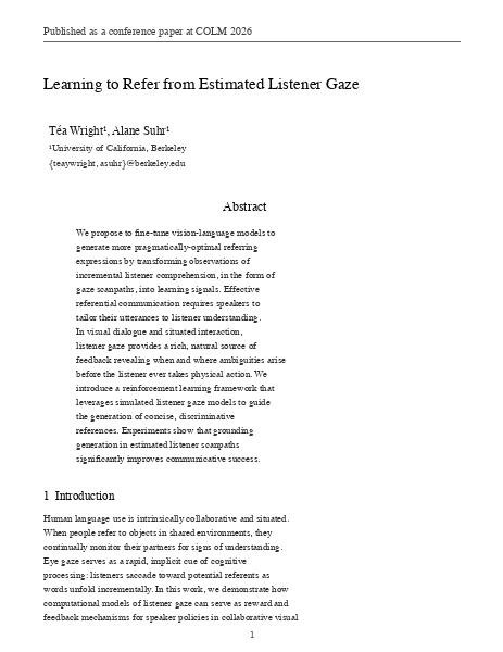 Learning to Refer preview